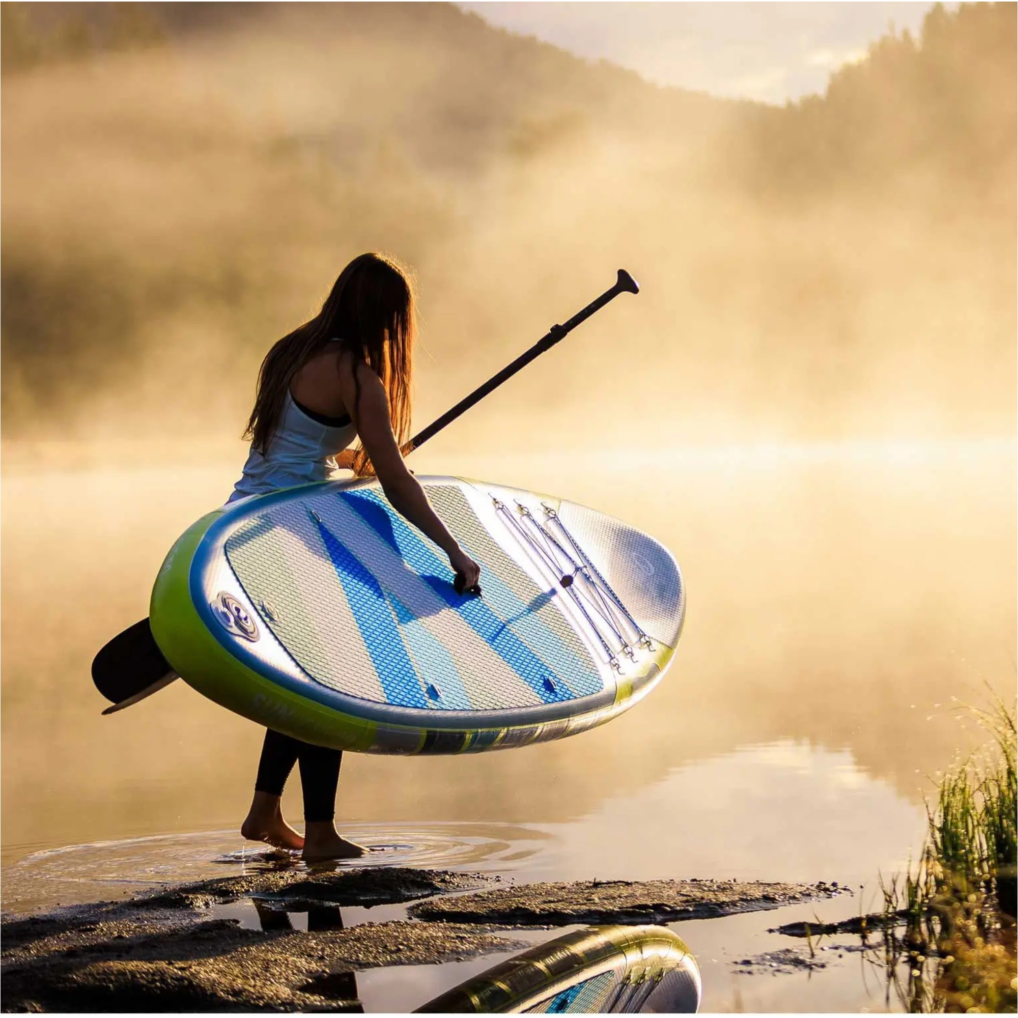 2026 Spinera Sun Light iSUP ULT 11'0 Package SP-SUP-SUNL-110 - Blue / Yellow